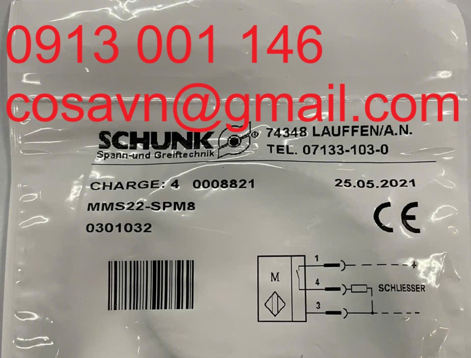 Schunk Công tắc điện từ Schunk MMS22-SPM8 MMS22-SPM8